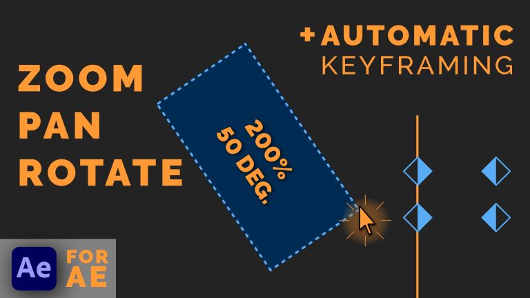 Drag Zoom Pro for Adobe After Effects