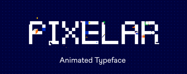 Pixelar - Animated Typeface
