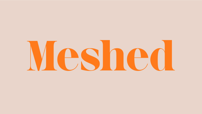 Meshed - Animated Typeface
