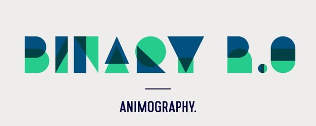 Binary - Animated Typeface
