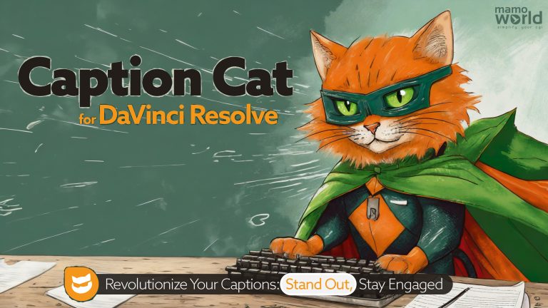 Caption Cat for DaVinci Resolve