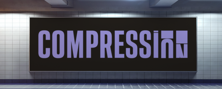 Compression - Animated Typeface