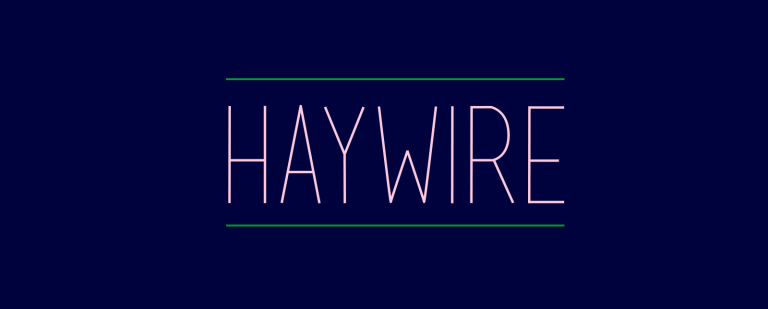 Haywire - Animated Typeface