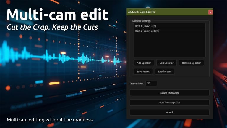 Multi-Cam Edit Pro for After Effects