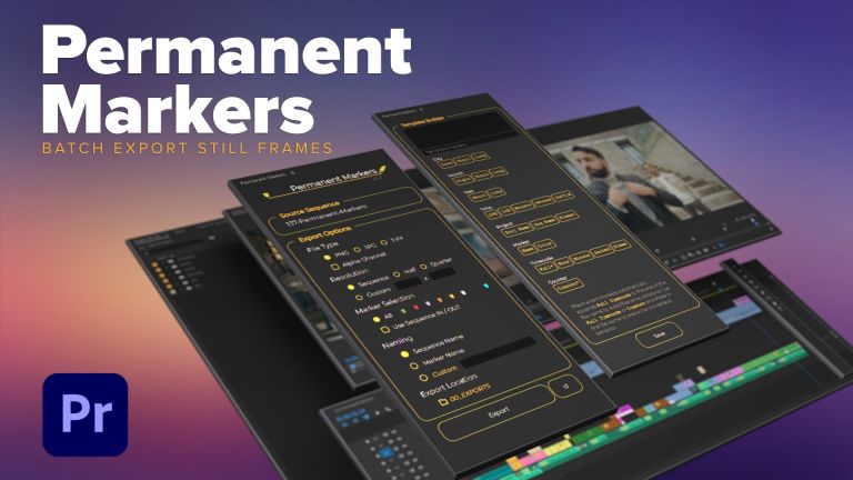 Permanent Markers for Premiere Pro