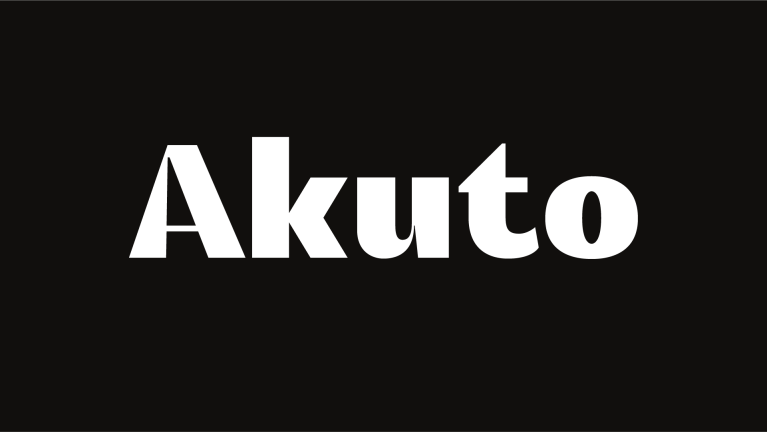 Akuto - Animated Typeface