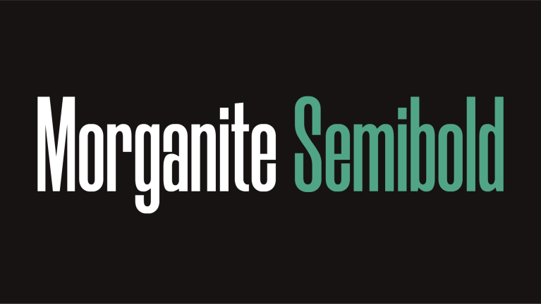 Morganite - Animated Typeface