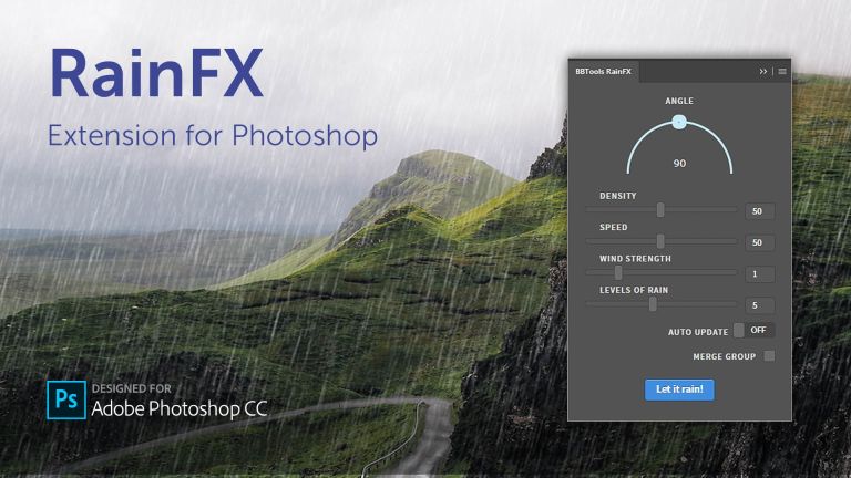 RainFX Photoshop Extension