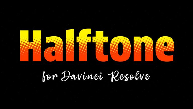 Halftone for DaVinci Resolve