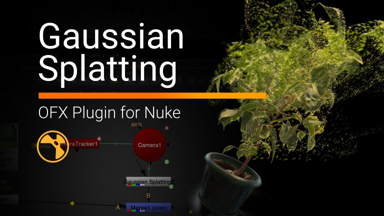 Gaussian Splatting for Nuke