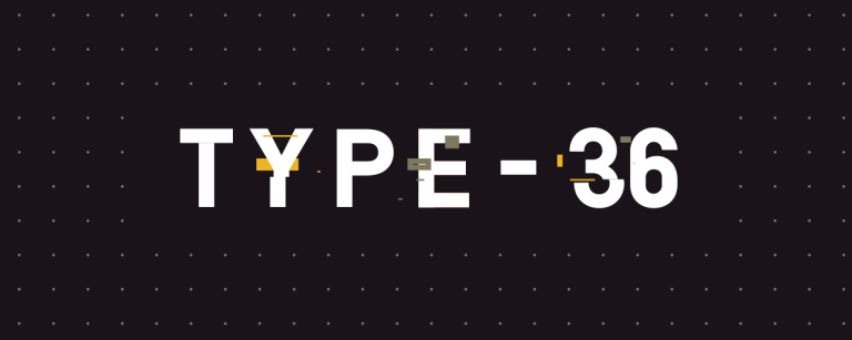 Type-36 - Animated Typeface