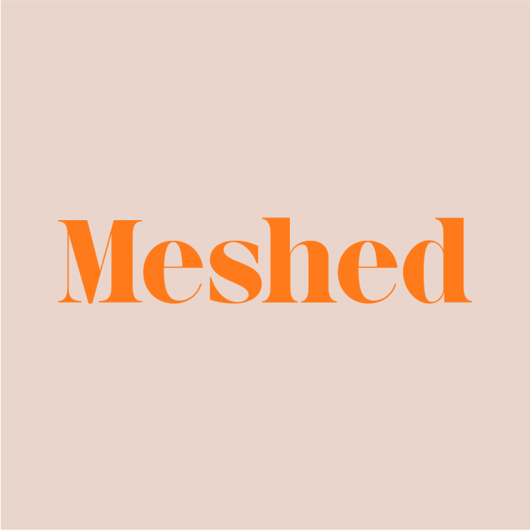 Meshed - Animated Typeface