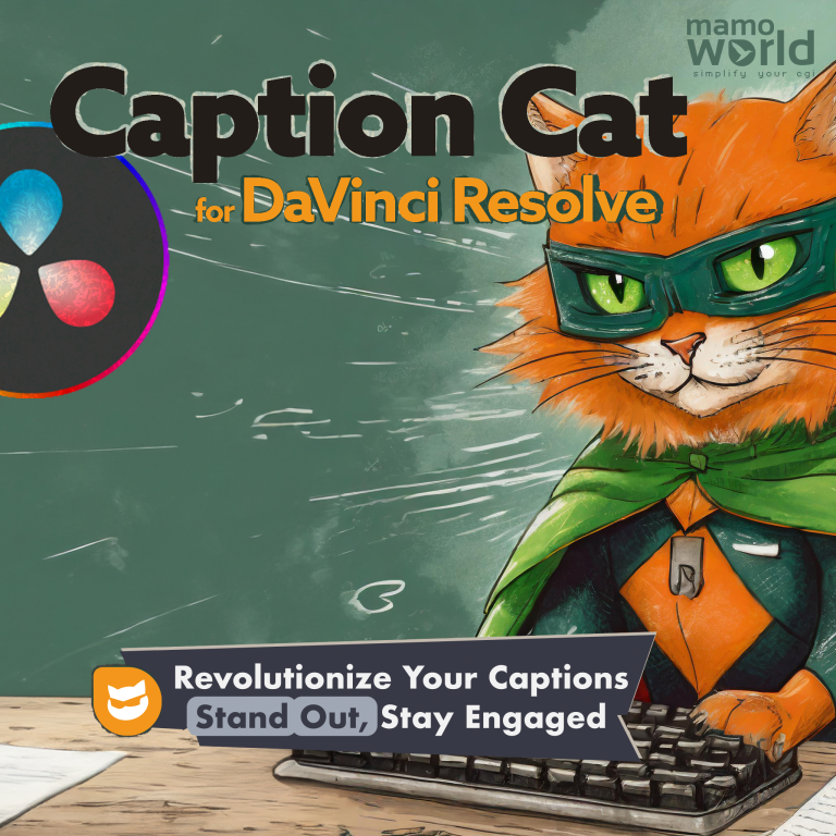 Caption Cat for DaVinci Resolve