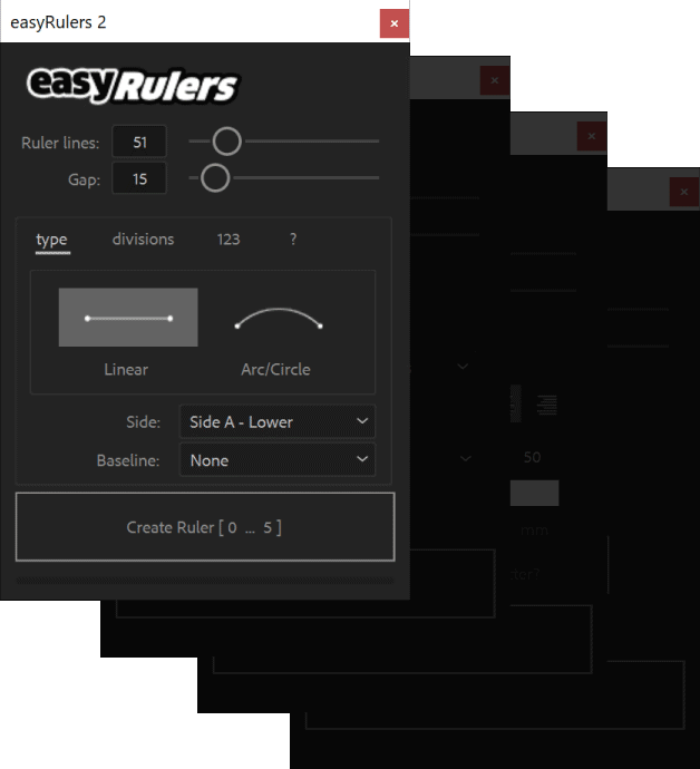 easyRulers 2 - rulers