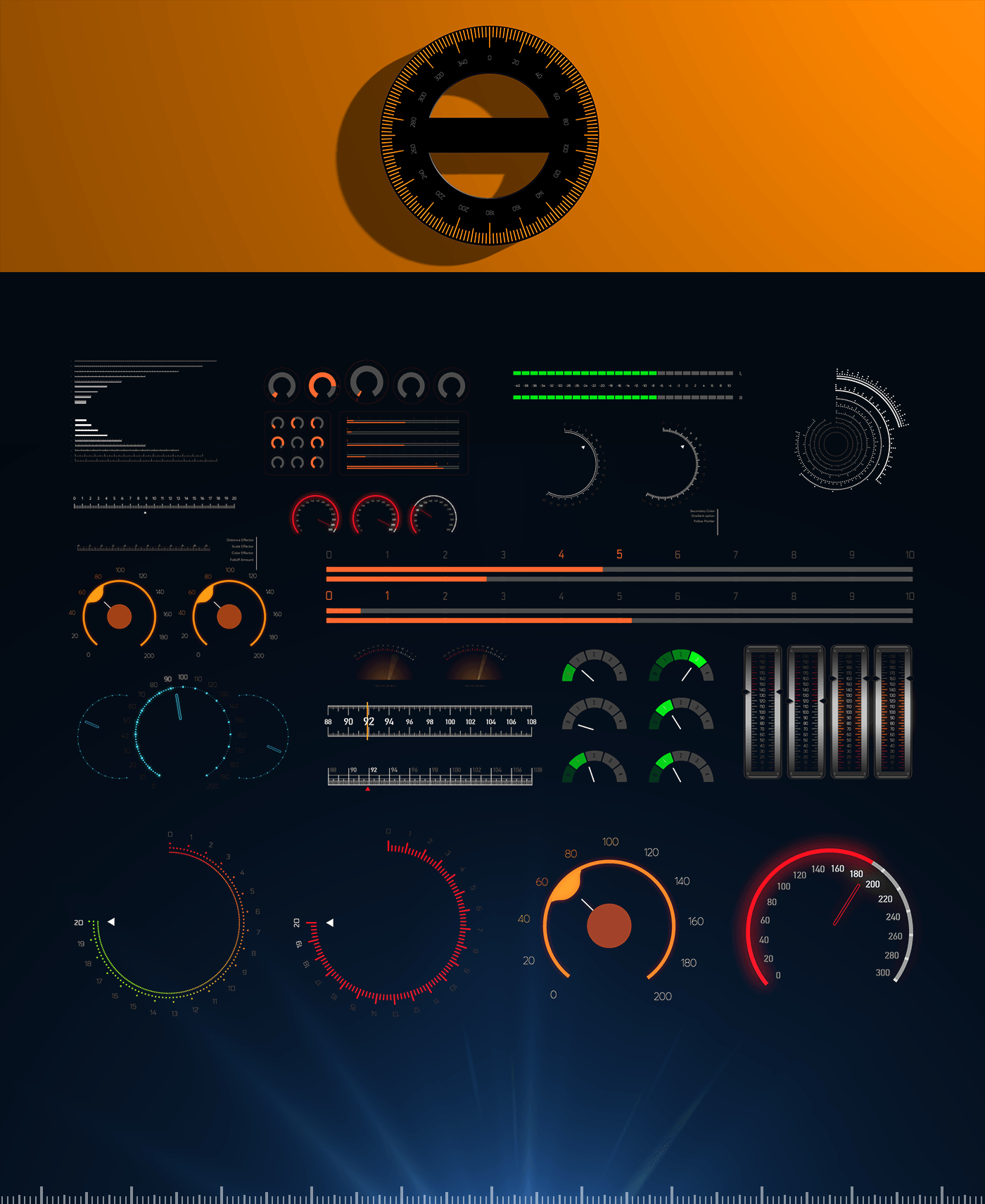 easyRulers 2 - vehicle dashboard