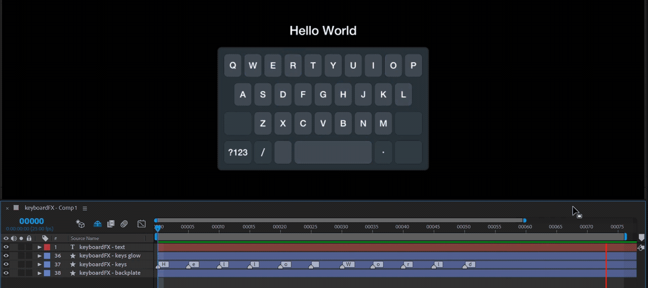 keyboardFX - using markers mode