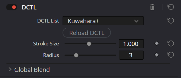 DCTL Kuwahara Davinci Resolve