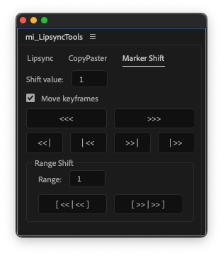LipsyncTool LipsyncTools Tabs