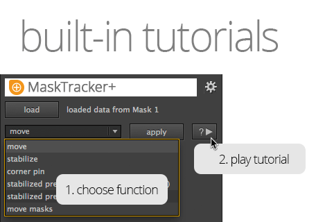 built-in tutorials