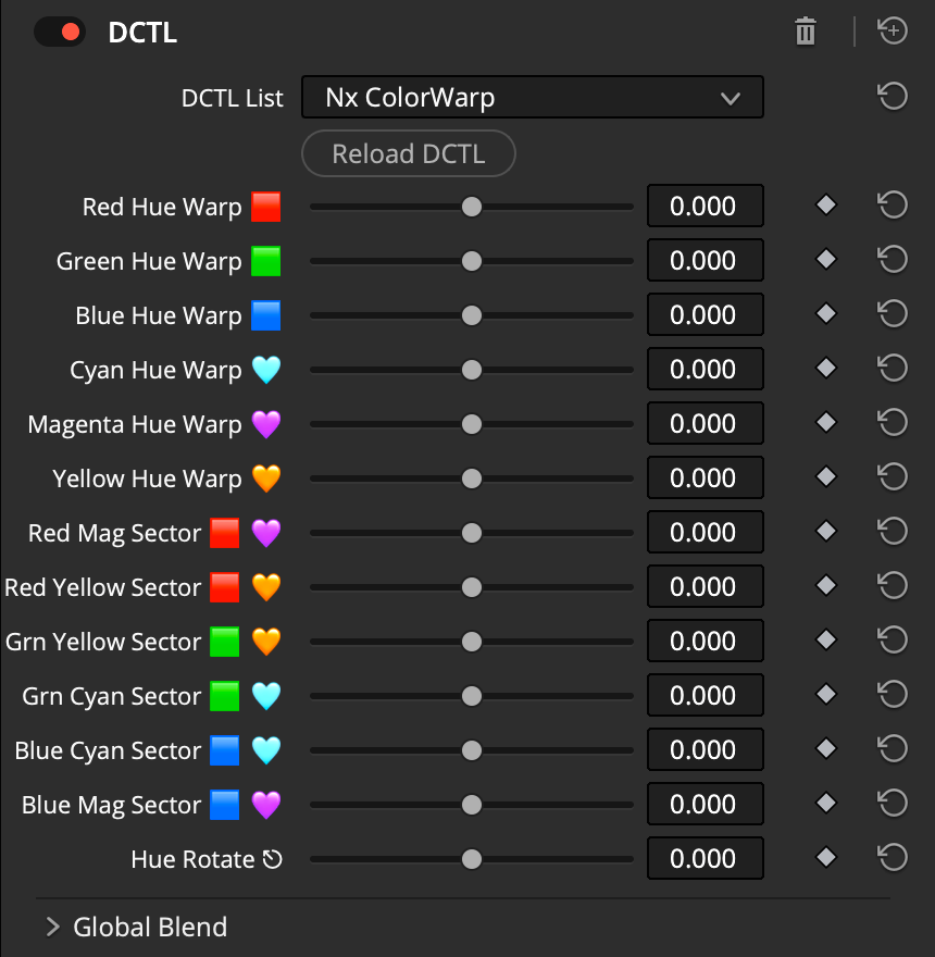 ColorWarp DCTL