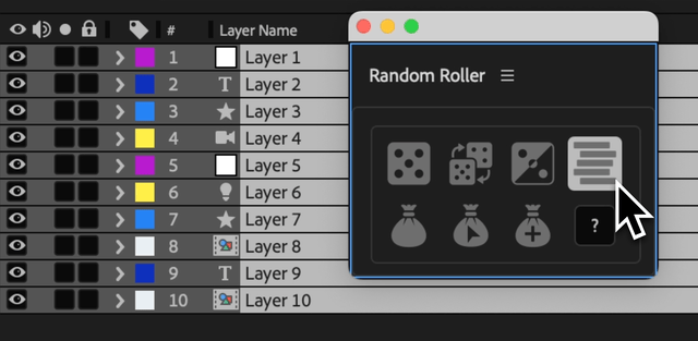 Random Layer Order