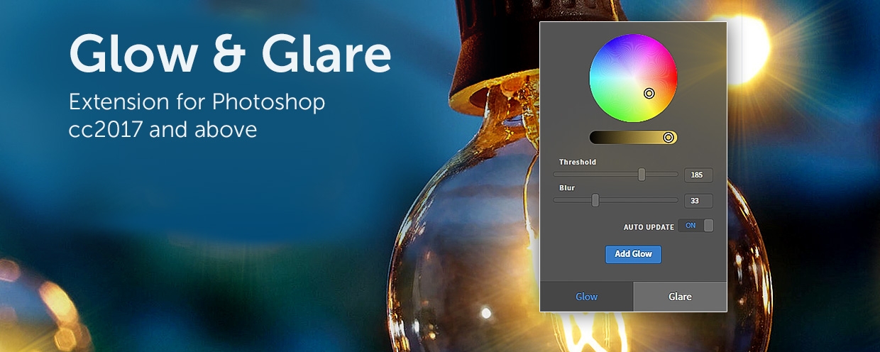 glow & glare photoshop extension free download
