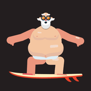 surfing man