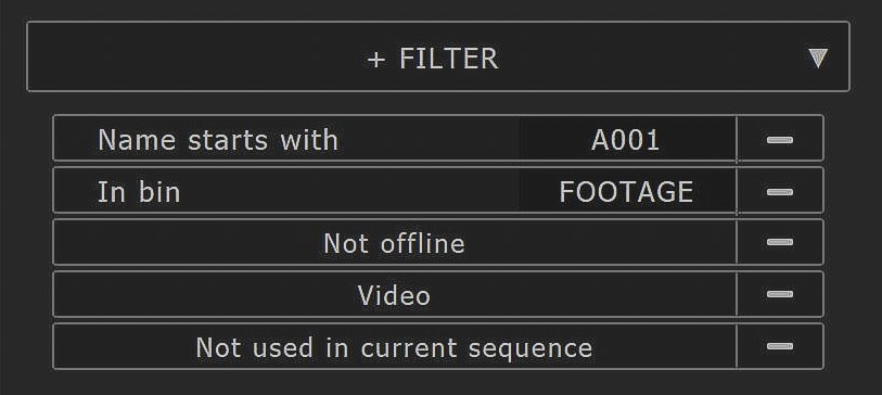 Sample Filters Image