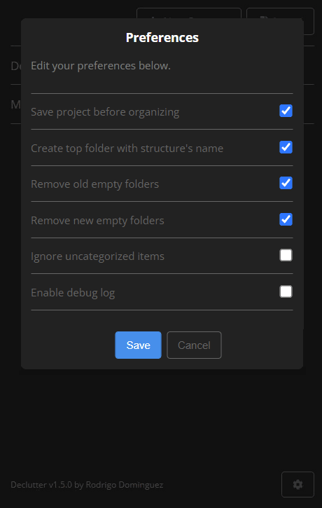 UI Preferences