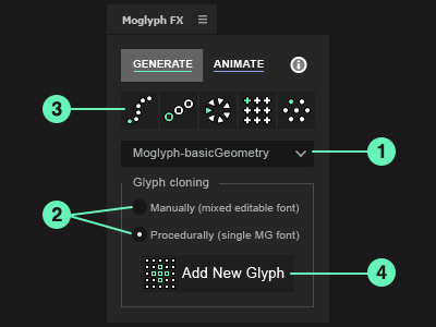 Moglyph FX - UI Generate Tab