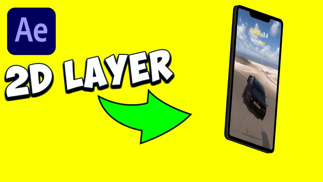 Turn a 2D layer into a 3D object using Extrudalizer in After Effects