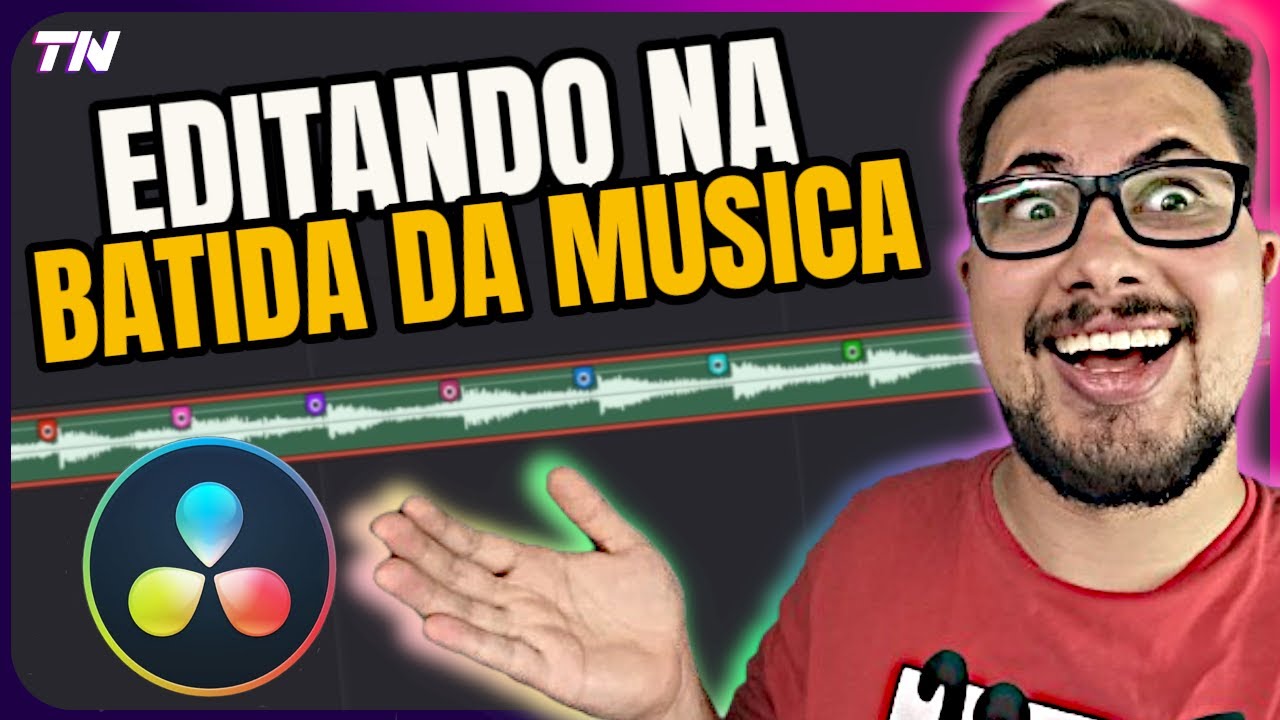Como EDITAR Vídeo na BATIDA da MUSICA no DAVINCI RESOLVE de Modo Fácil e Automatizado!