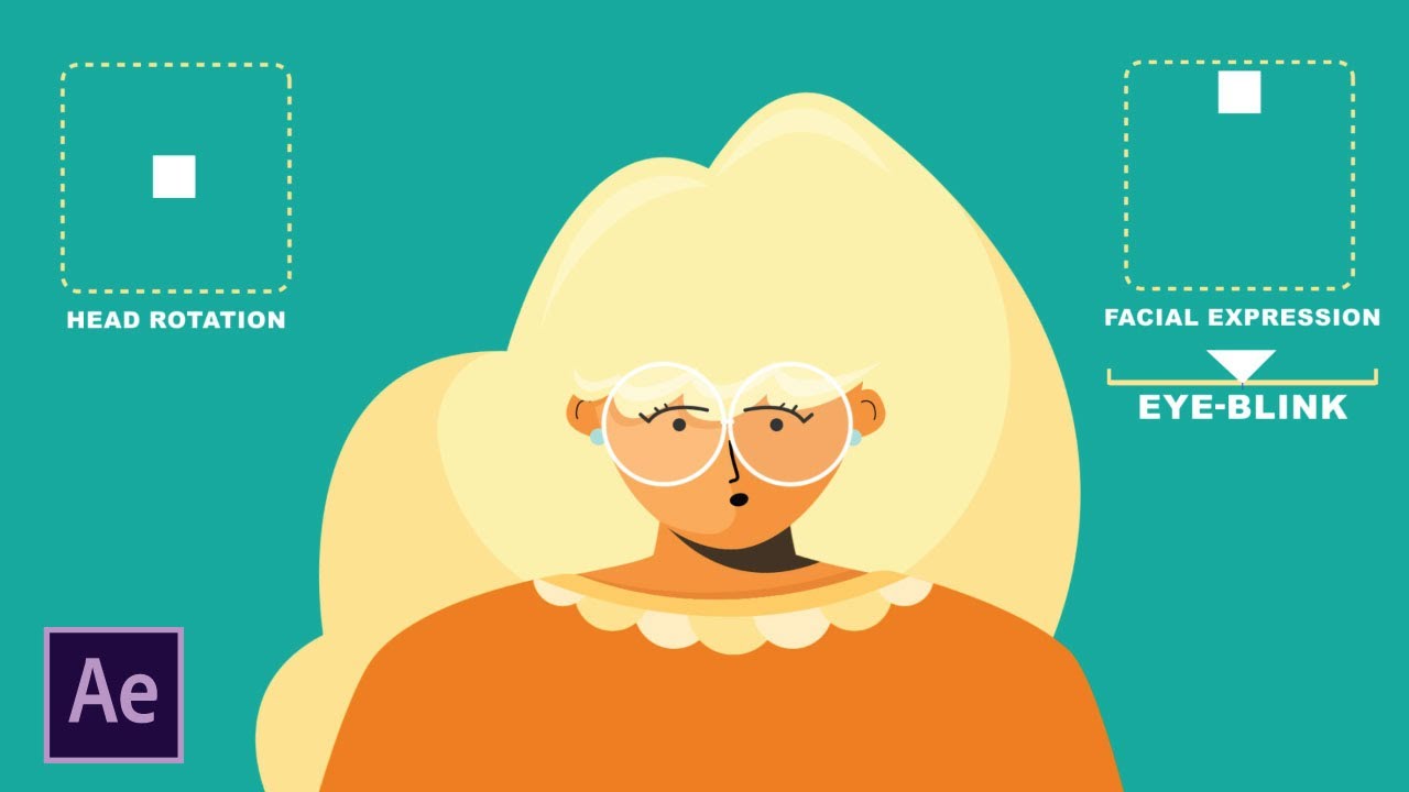 Create Expressive Characters with 2D Face Rigging using Joysticks 'n Sliders in After Effects