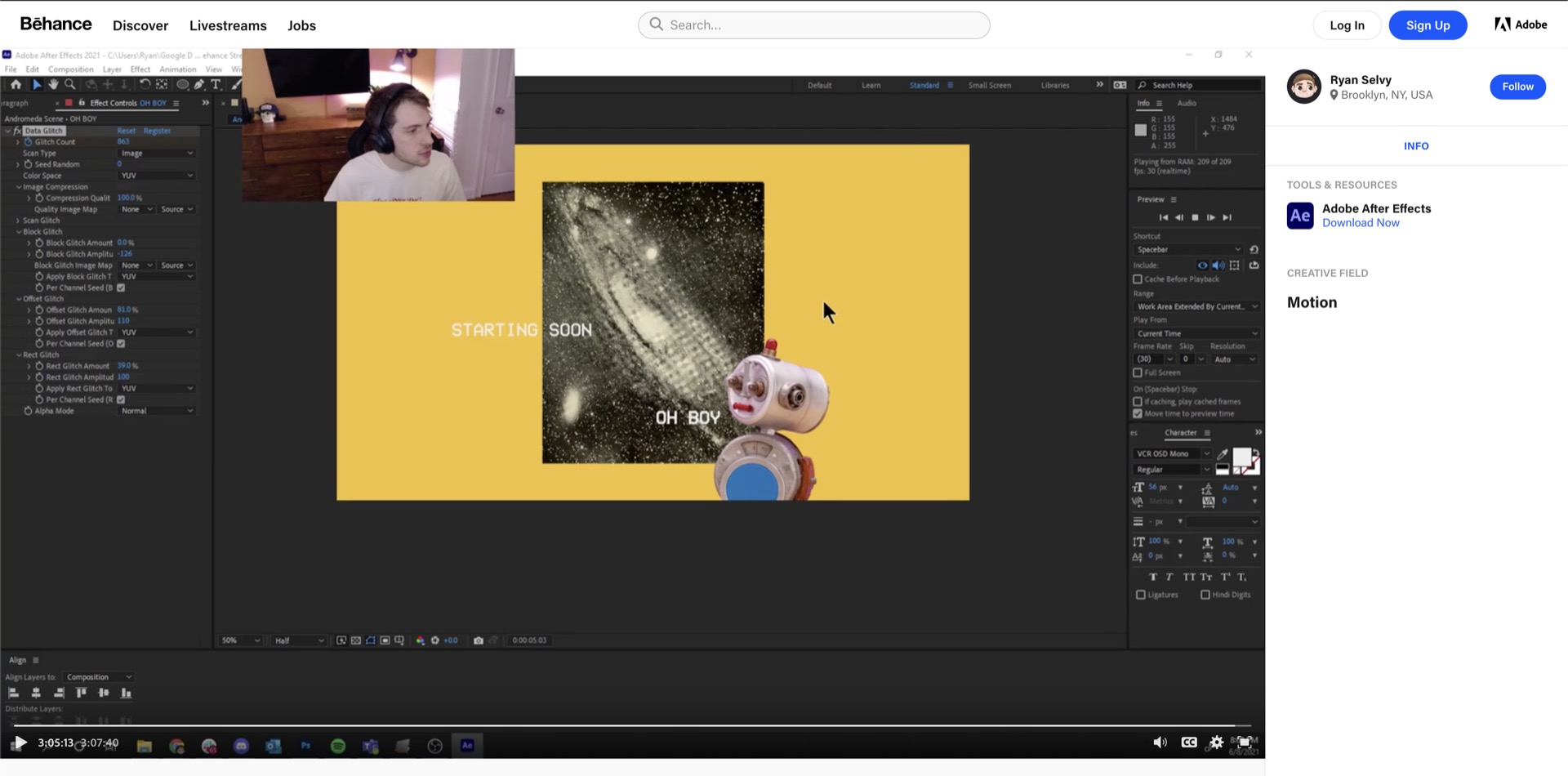 Ryan Selvy Trying His New Plugins