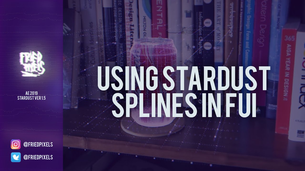 Using Stardust Splines in FUI in After Effects