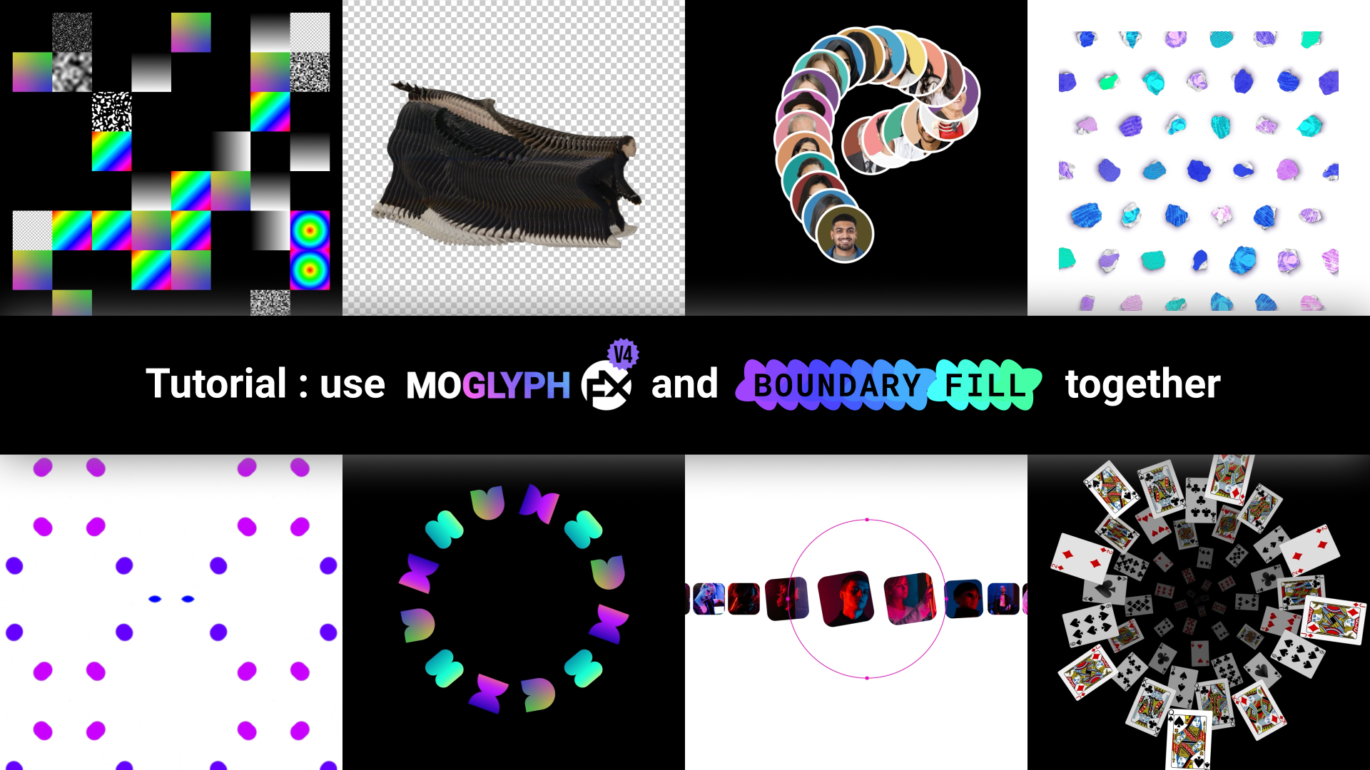 Texture Glyphs Separately in After Effects using Moglyph FX with the Boundary Fill in plugin