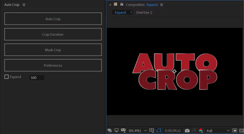 Auto Crop - aescripts + aeplugins -