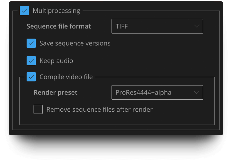 BG Renderer Max – Render Options